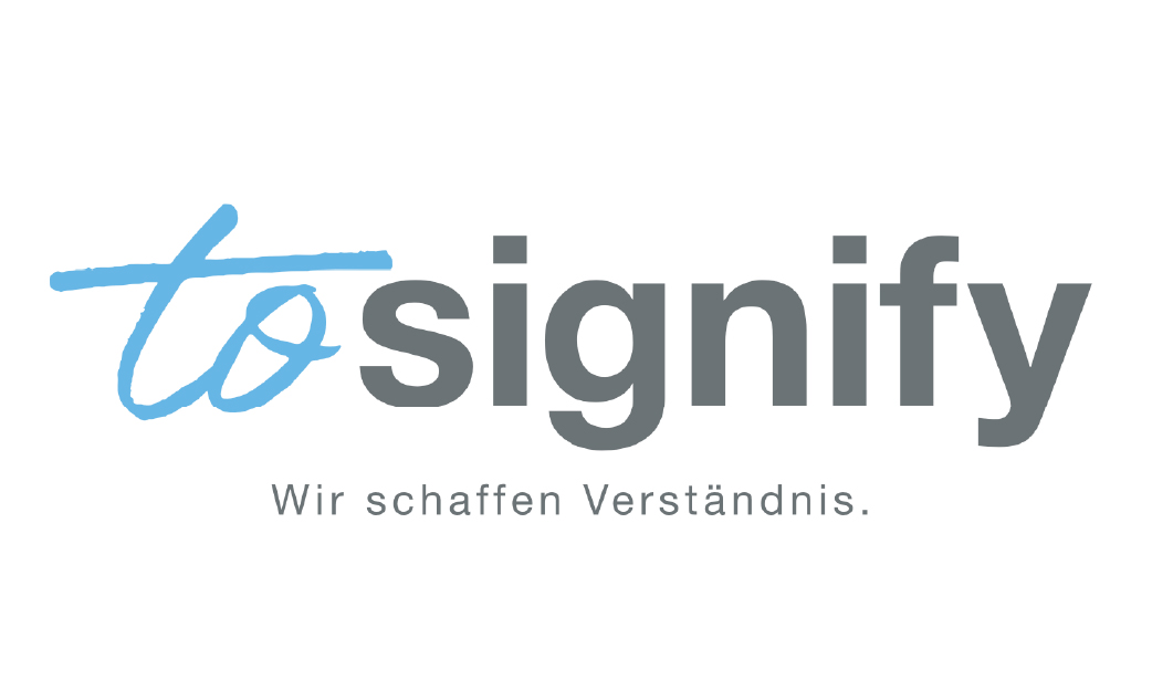 to signify – Kommunikationshilfen bundesweit